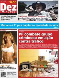 Capa do jornal Dez Minutos 30/05/2025
