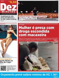 Capa do jornal Dez Minutos 30/08/2025