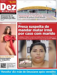 Capa do jornal Dez Minutos 30/09/2025