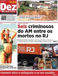 Capa do jornal Dez Minutos 30/10/2025