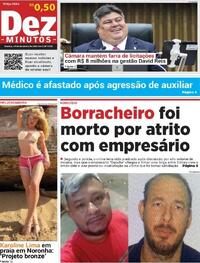 Capa do jornal Dez Minutos 30/12/2025