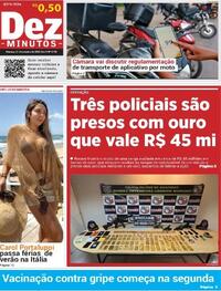 Capa do jornal Dez Minutos 31/10/2025