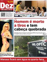 Capa Jornal Dez Minutos
