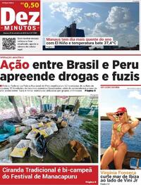 Capa Jornal Dez Minutos
