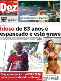 Capa do jornal Dez Minutos 06/01/2026