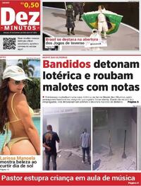 Capa do jornal Dez Minutos 07/02/2026