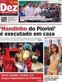 Capa do jornal Dez Minutos 07/04/2026