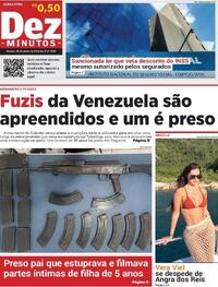 Capa do jornal Dez Minutos 08/01/2026