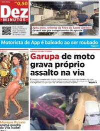 Capa do jornal Dez Minutos 09/01/2026