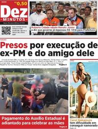 Capa do jornal Dez Minutos 09/05/2026