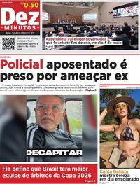 Capa do jornal Dez Minutos 10/04/2026