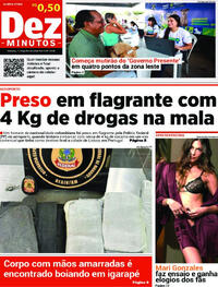 Capa Jornal Dez Minutos