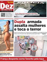 Capa Jornal Dez Minutos