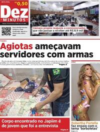 Capa do jornal Dez Minutos 13/02/2026
