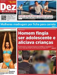 Capa do jornal Dez Minutos 13/03/2026