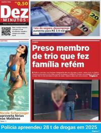 Capa do jornal Dez Minutos 14/01/2026