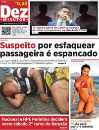 Capa do jornal Dez Minutos 14/03/2026