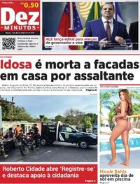 Capa do jornal Dez Minutos 14/04/2026