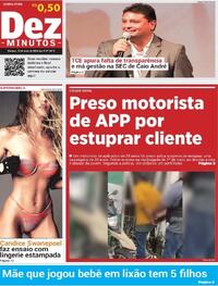 Capa do jornal Dez Minutos 14/05/2026