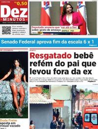Capa Jornal Dez Minutos