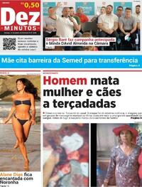 Capa do jornal Dez Minutos 17/01/2026
