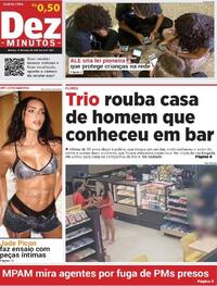 Capa do jornal Dez Minutos 18/03/2026