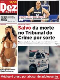 Capa do jornal Dez Minutos 18/04/2026