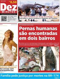 Capa do jornal Dez Minutos 20/02/2026