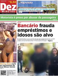 Capa do jornal Dez Minutos 21/01/2026