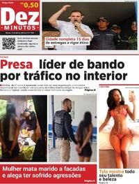 Capa do jornal Dez Minutos 21/04/2026
