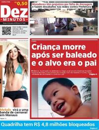 Capa do jornal Dez Minutos 22/01/2026