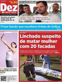 Capa do jornal Dez Minutos 22/05/2026