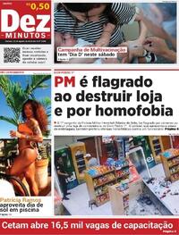 Capa Jornal Dez Minutos