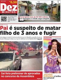 Capa do jornal Dez Minutos 23/01/2026