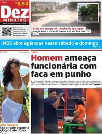 Capa do jornal Dez Minutos 24/01/2026