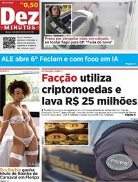 Capa do jornal Dez Minutos 24/04/2026