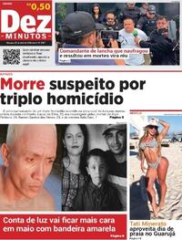 Capa do jornal Dez Minutos 25/04/2026