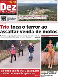 Capa do jornal Dez Minutos 26/05/2026