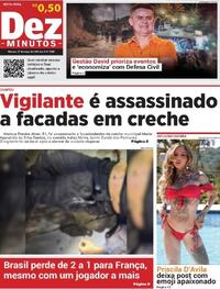 Capa do jornal Dez Minutos 27/03/2026