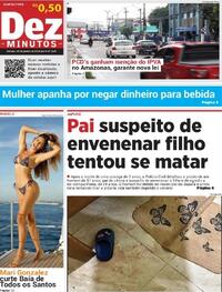 Capa do jornal Dez Minutos 28/01/2026