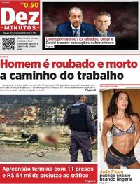 Capa do jornal Dez Minutos 28/02/2026