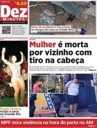 Capa do jornal Dez Minutos 29/01/2026