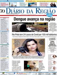 Capa do jornal Diário da Região 01/05/2020