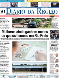 Capa do jornal Diário da Região 01/12/2020