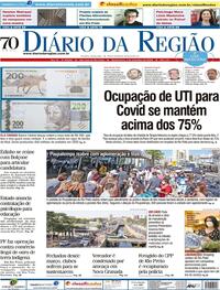 Capa do jornal Diário da Região 03/09/2020