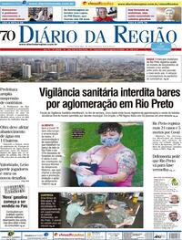 Capa do jornal Diário da Região 04/08/2020