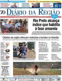 Capa do jornal Diário da Região 04/09/2020
