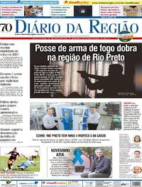 Capa do jornal Diário da Região 05/11/2020
