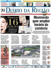 Capa do jornal Diário da Região 05/12/2020