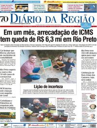 Capa do jornal Diário da Região 06/08/2020